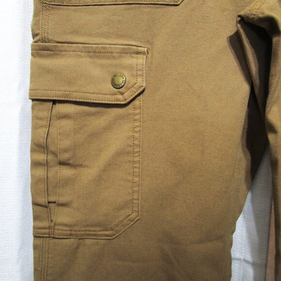 Duluth Trading Co Cargo Pants Women 10 X 33 Flex Fire Hose Relaxed Curvesetter - Picture 4 of 11